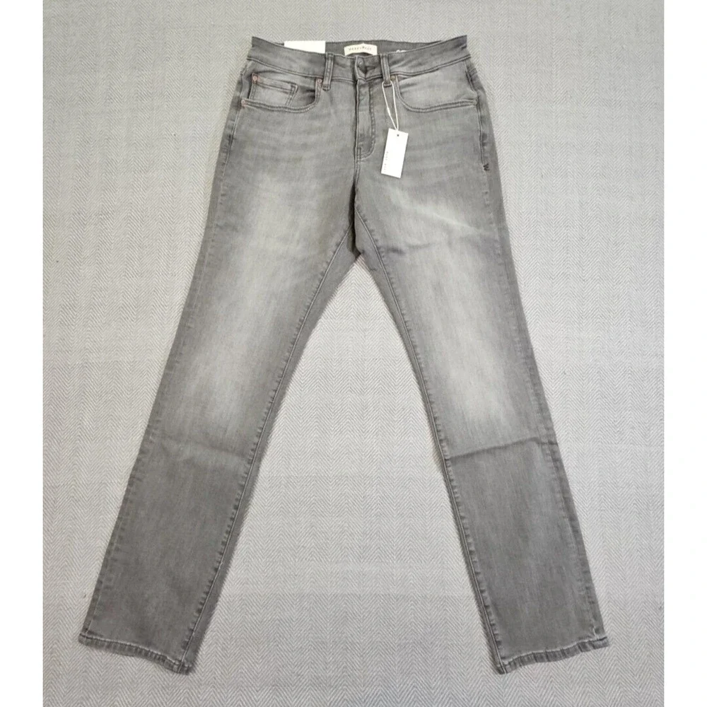 Warp + Weft Ord Jeans Men's W31 L32‎ Chicago Straight Smoke Gray Quiet Luxury